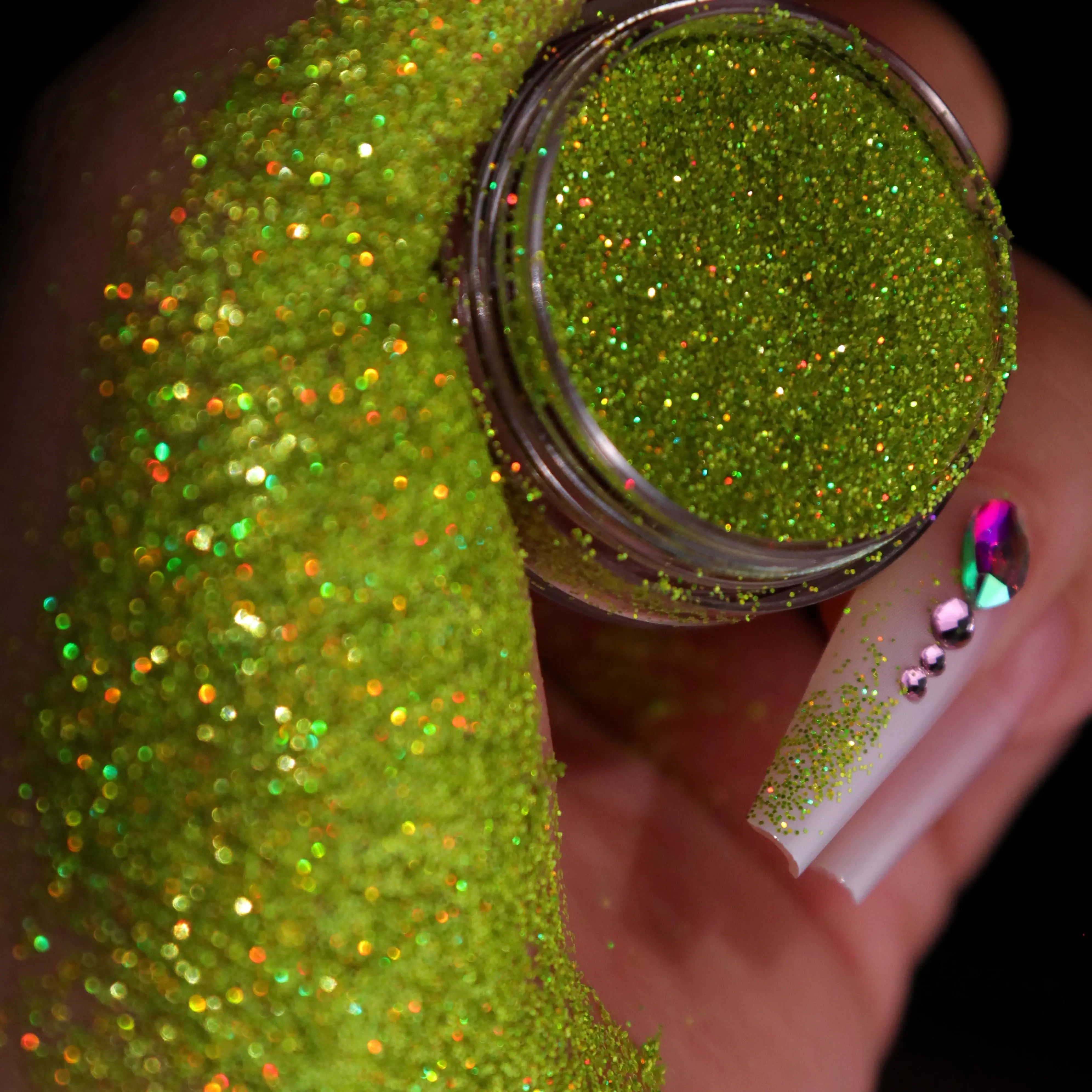 CHARTREUSE COSMIC GLITTER CHARTREUSE COSMIC GLITTER