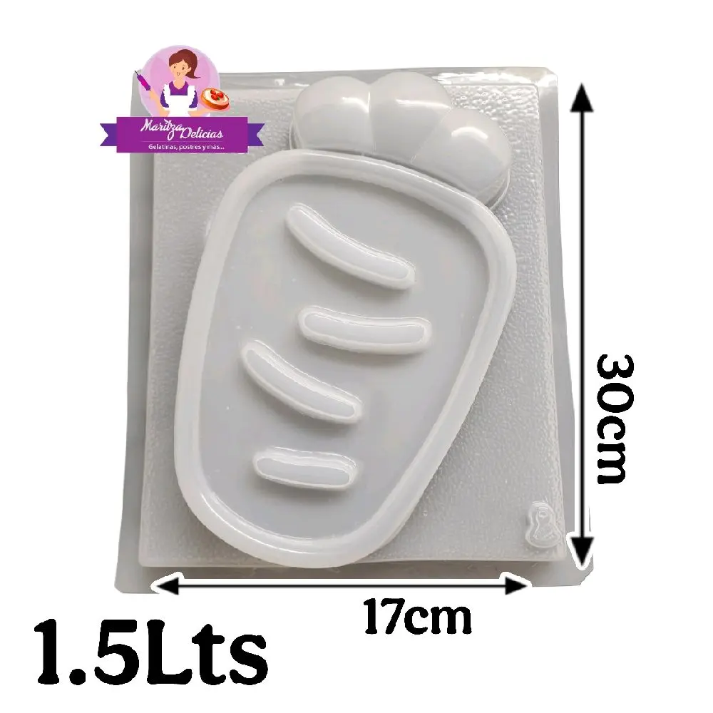 Carrot Jello Mold / Zanahoria Molde Gelatina