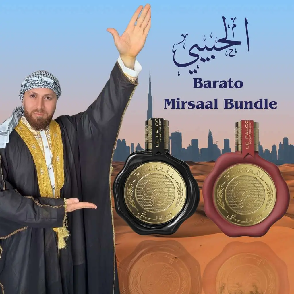 Habibi Bundle | Multi-Pack Unisex Wear EDP (Alcohol Base) Fragrance Set - 3.4 fl oz-100 ml Per Bottle, Sweet-Woody, Cherry & Floral Notes, Includes Valentine + Love Letter Scents