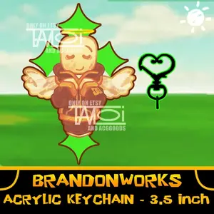 PRE-ORDER | Roblox Arg - Brandon Works Keychain - Brandon