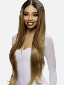 TIARA  32" STRAIGHT WITH LAYERED ENDS, 13X6 HD LACE FRONTAL WIG