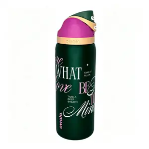 Owala FreeSip Insulated Stainless Steel Water Bottle, 32oz Inspirational Quote Love What You Be Mind Printed Leakproof Flip Straw Bottle, BPA-Free Double Wall Vacuum Insulated Sports Travel Tumbler for Gym Car Outdoor