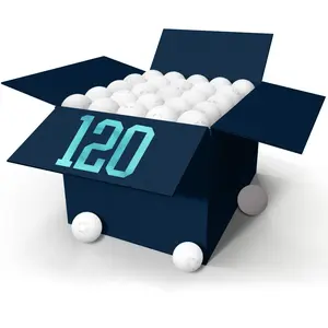 Champro 120 White Lacrosse Balls - Meets NOCSAE Standard SEI