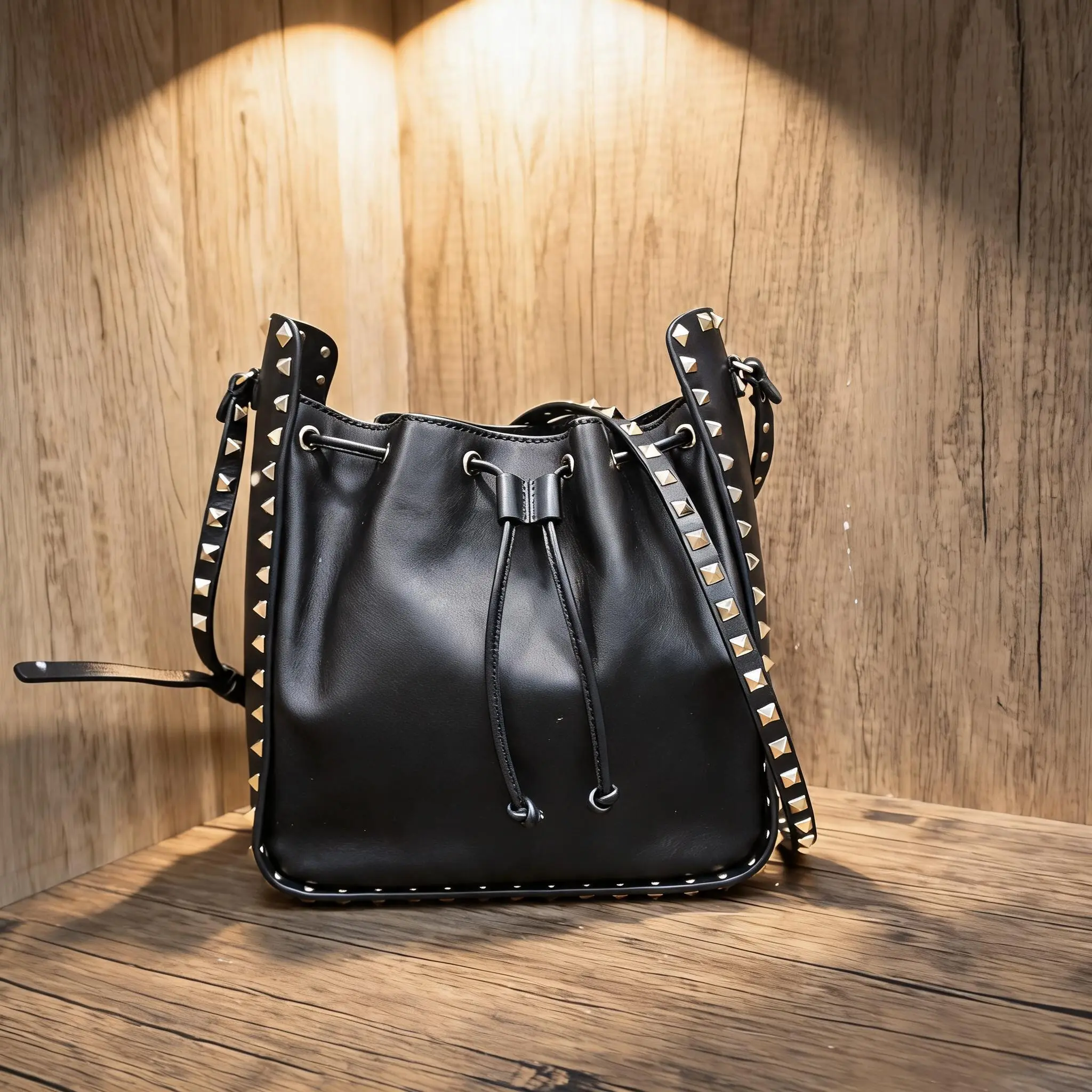 Pre-owned Valentino Leather Shoulder Bag C0735073218