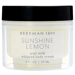 Beekman 1802 Goat Milk Sunshine Lemon Travel-size Body Cream