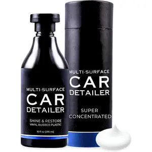 (R)  Plastic Restorer Black | Restore Faded Plastic to Factory Finish | Easy Apply, Long Lasting, No- Formula | fessional  to Black Trim Restorer