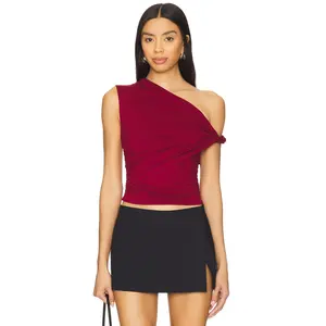 superdown Alessia Top in Oxblood