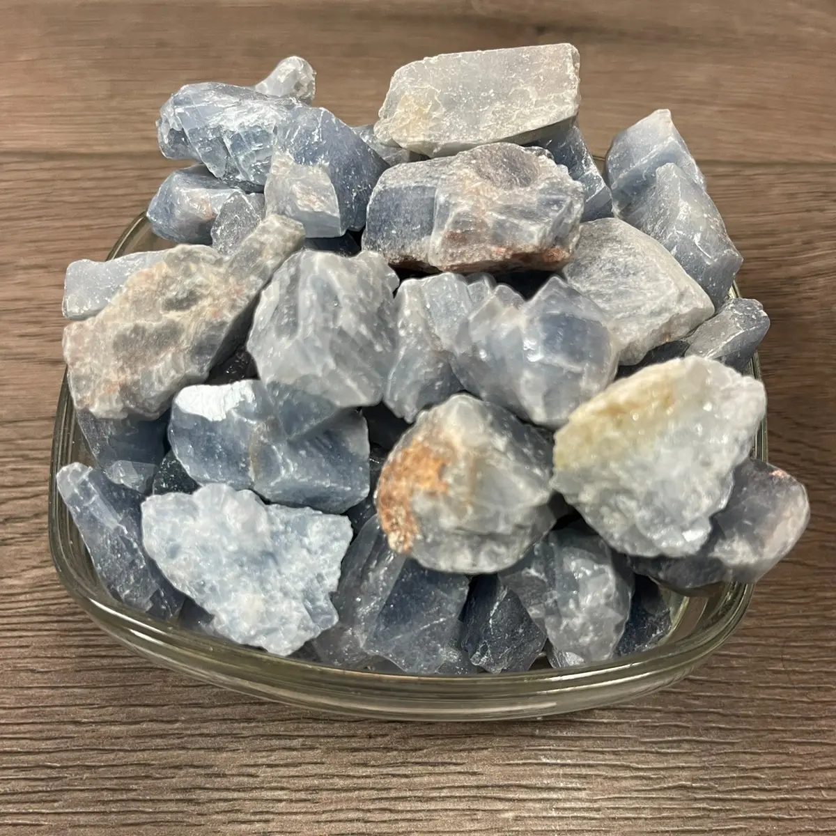 Blue Calcite Raw