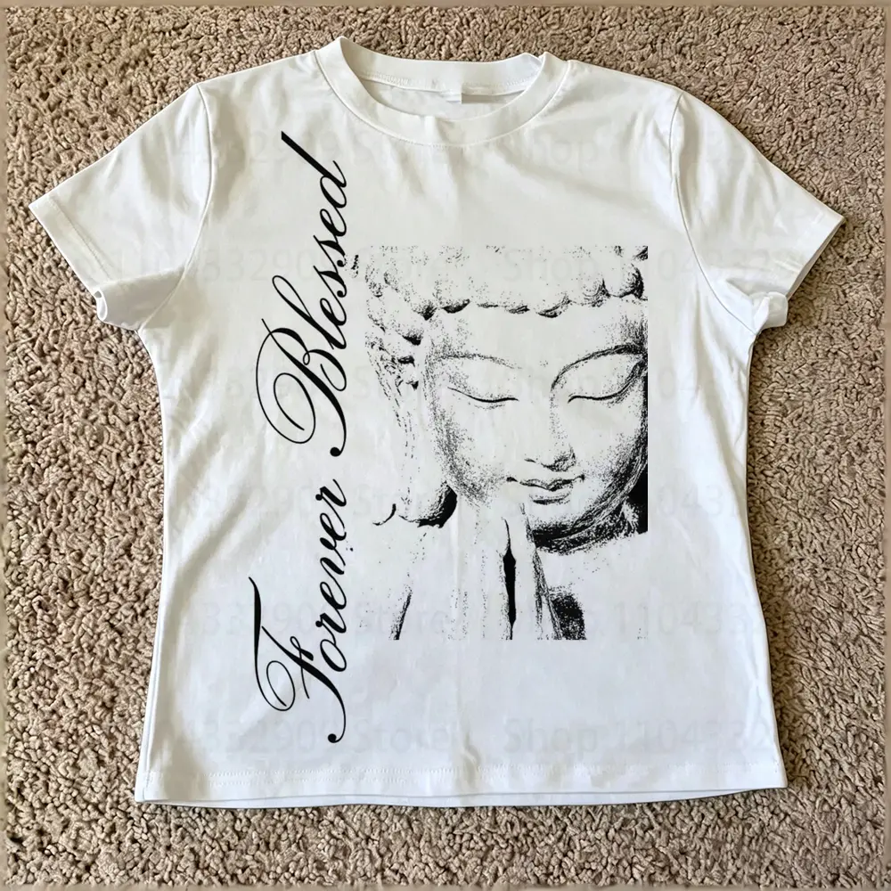 Women Clothing Y2k Style Punk Printing Women Sexy Tee Tops Vintage E-girl Slim Tees Tops 2000s Summer Cool Printing Tees Clothes Spring Woman Emo Kpop Aesthetic Clothing 2000s Tops Emo Anime Girl Kawaii Y2k 2000s Tops Anime Girl Harajuku Crop Top Women