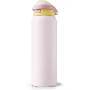 Leakproof Insulated Water Bottle with Straw Dual-Sip Water Bottle Bag-Safe Design for Work, Commute & Gym – Keeps Drinks Cold All Day, 24 oz, Butter Yellow