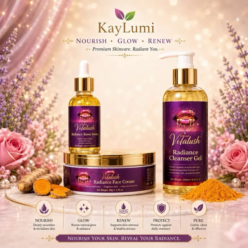 Turmeric Skin Care Set - Revitalizing Body Kit with Face & Body Moisturizer and Hydrating Soap for Radiant Skin, Body Kits, Glowing Skin