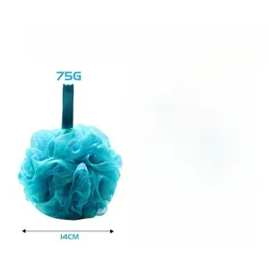 75g Gradient Bath Sponge Ball, Large Super Soft Shower Loofah Durable No Fall Apart Bath Flower