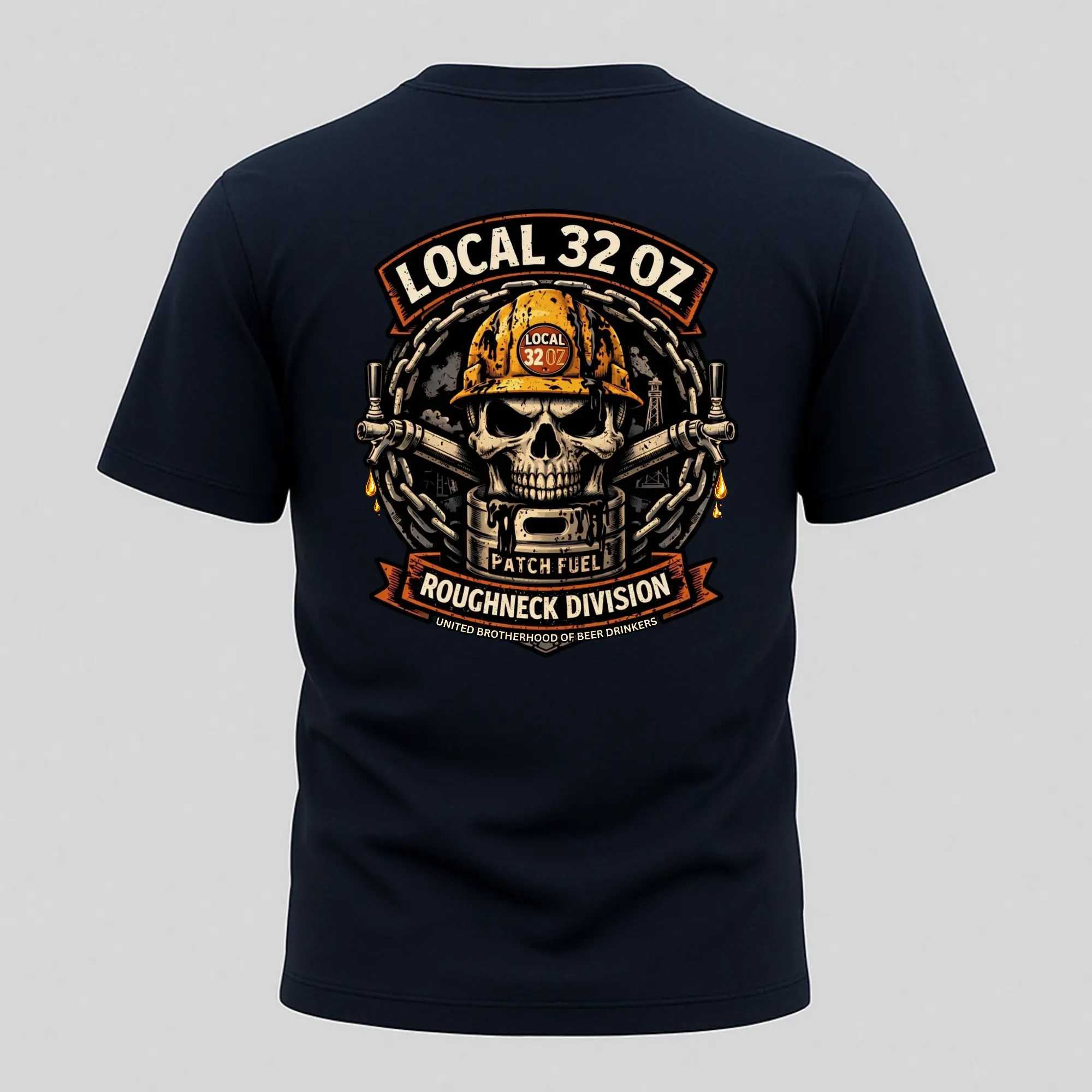 Local 32 oz. Roughneck Division Graphic tee shirt. Menswear  Cotton