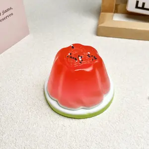 【Buy 3 get 1 free】Watermelon Jelly Toy tabba squishies kidstoysFood-Grade Silicone Slow-Rising Rebound Squishy Fidget Toys for Stress Relief - Soft Squeeze Toys with Thick Creamy Slime Texture, Handmade Non-Toxic Sensory Toys