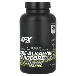 EFX Sports Kre-Alkalyn Hardcore, 120 Capsules