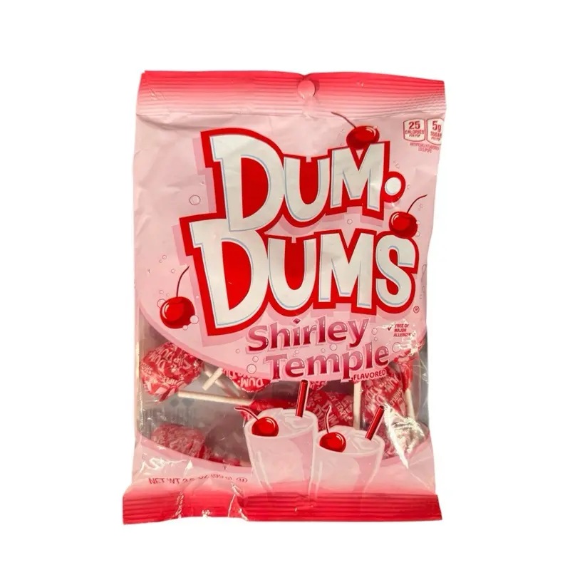 Dum Dum Shirley Temple Lollipops- 1 Bag 3.5 oz Dum Dum Shirley Temple Lollipops- 1 Bag 3.5 oz