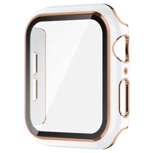 Case with Glass Screen Protector for Apple Watch | Sleek Scratch-Resistant Cover for All Series