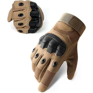Sand Color Gloves, Full Finger Soft Shell Anti-Slip Durable, Warm Cut-Resistant Gloves, Best Gift for Family Members