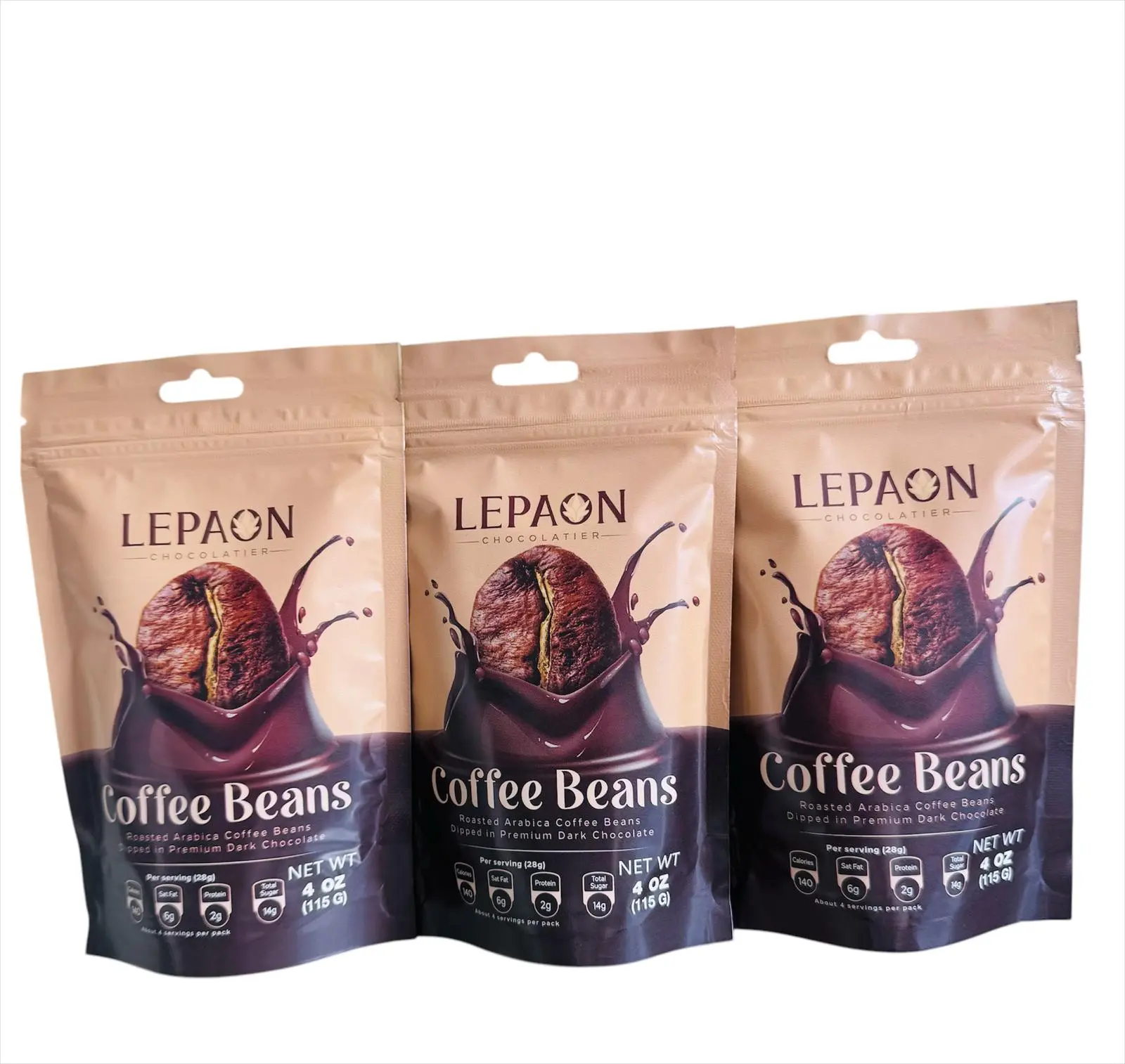 DARK CHOCOLATE COATED COFFEE BEANS PACK OF 3 DARK CHOCOLATE COATED COFFEE BEANS PACK OF 3