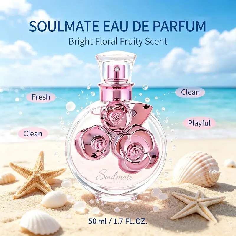 Women's Luxury Eau de Parfum (EDP) Spray, 1.7oz/50ML Fresh Floral Scent, Light Long-Lasting Natural Fragrance for Everyday Wear, Boosts Confidence