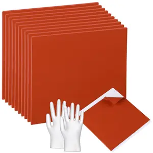 Moldable Fire Putty Electrical Pads Fire Barrier Moldable With Disposable Gloves for Sockets Wall Openings Electrical Box Water Supply Boxes (10, 7-1/2 Inch)