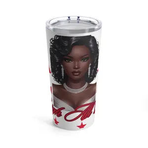 Sleigh All Day Tumbler, Christmas Tumbler, Holiday Gift, Winter Drinkware, 20oz Cup for Hot/Cold Drinks, Portable