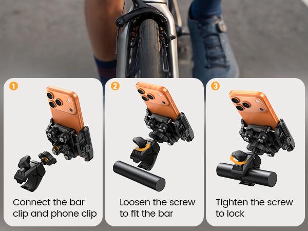 Lamicall Motorcycle Bike Phone Mount - [Upgrade Vibration Dampener] [Camera Friendly] Bike Phone Holder Handlebar Clamp, Bicycle Cell Phone Mount, iPhone 17 16 Pro Max, Galaxy S25 Ultra, 6-7.2" Phones
