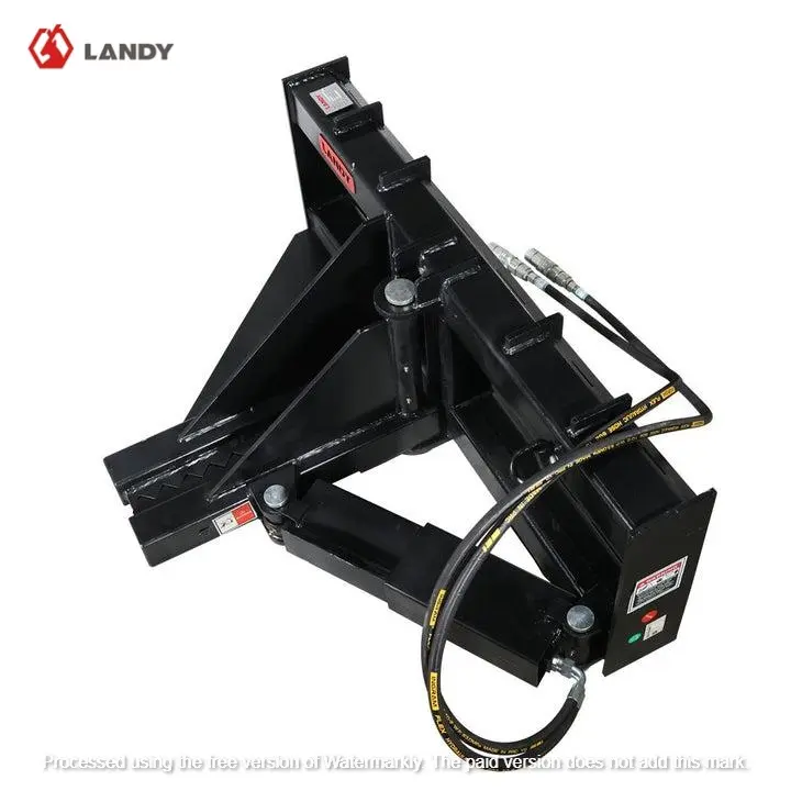 LANDY Heavy-Duty Skid Steer Tree Puller with 2" Hydraulic Cylinder - Lawn Root Puller, Landscaping Tool for Land Clearing, Fence Removal, Gardening Puller Tool