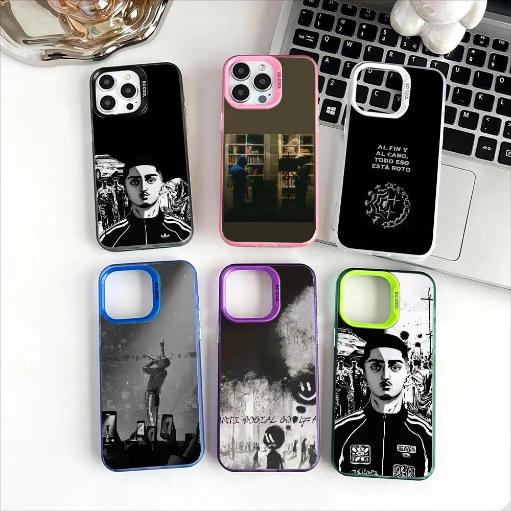 M-Morad MDLR Morad Singer Phone Case Plating Protective Cover For iPhone 11-17 Pro Max/Plus & Samsung Galaxy S23-S25