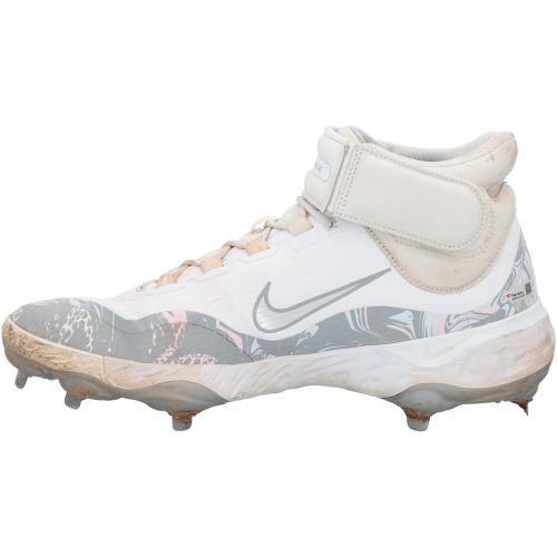 Pete Alonso New York Mets Game-Used White and Gray Nike Cleats from the 2025 MLB Season - NR81043699-700 - Fanatics Authentic Certified