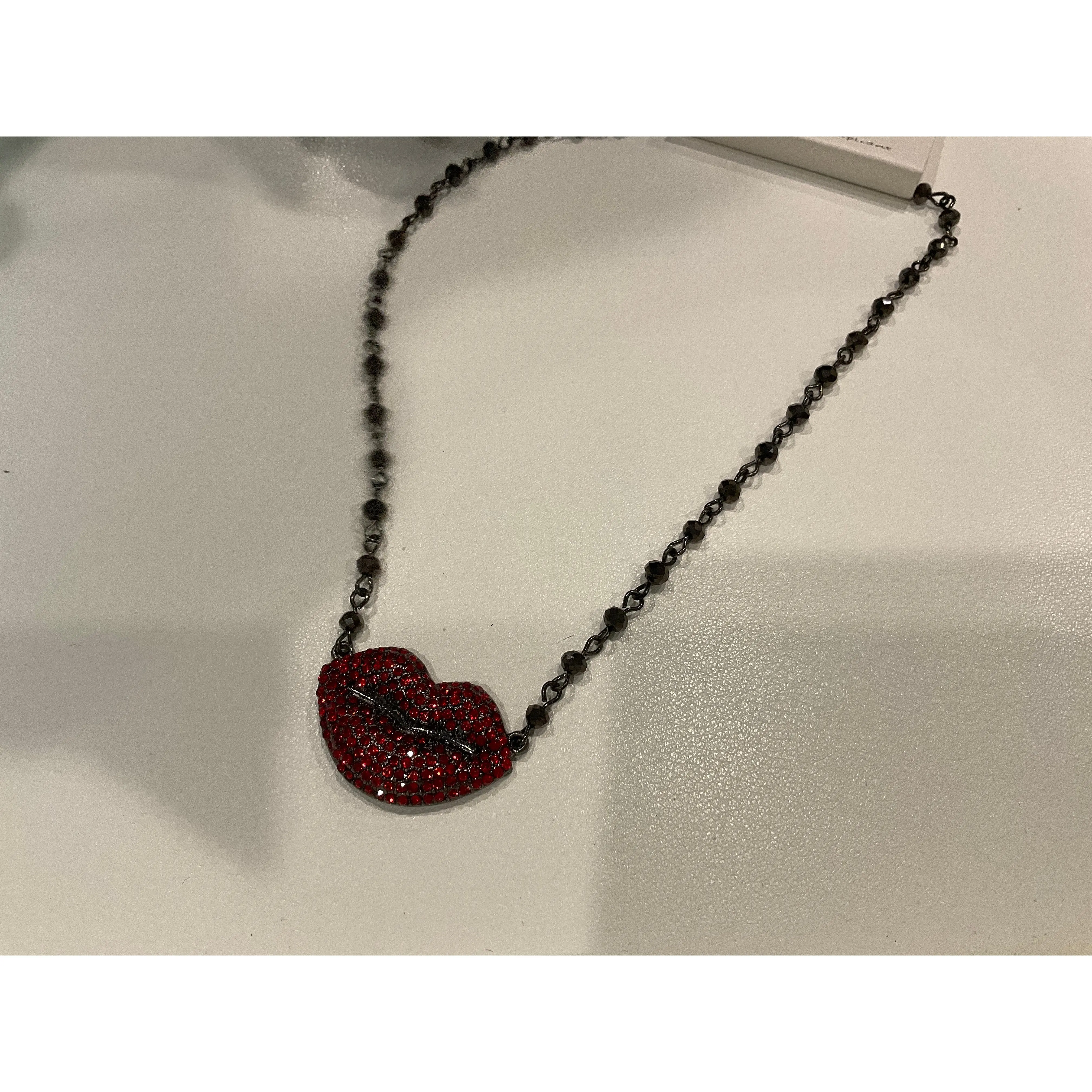 Lips Choker Necklace