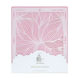 Lacupella Flexible Leaf Cake Stencil, Kitchenware Bakeware Decorating Tool