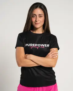 Comfort "Purepower Cycling Club" Women's T-Shirt Black