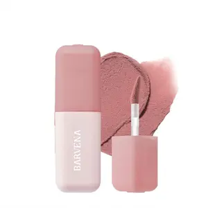 Barvena Blurry Lip Duo - Nude Blur Tint & Soft Velvet Matte Lip & Cheek Stain with Airbrushed Finish Vegan Cruelty-Free Makeup for Everyday Use - Gloss, Lipgloss