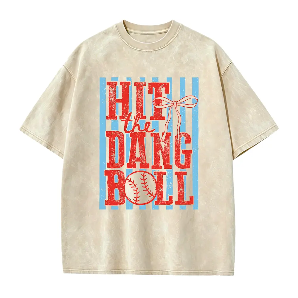 Hit the Dang Ball T-Shirt, Trendy Baseball Tee, Women's Baseball Shirt, Baseball Mom Shirt, Game Day Tee