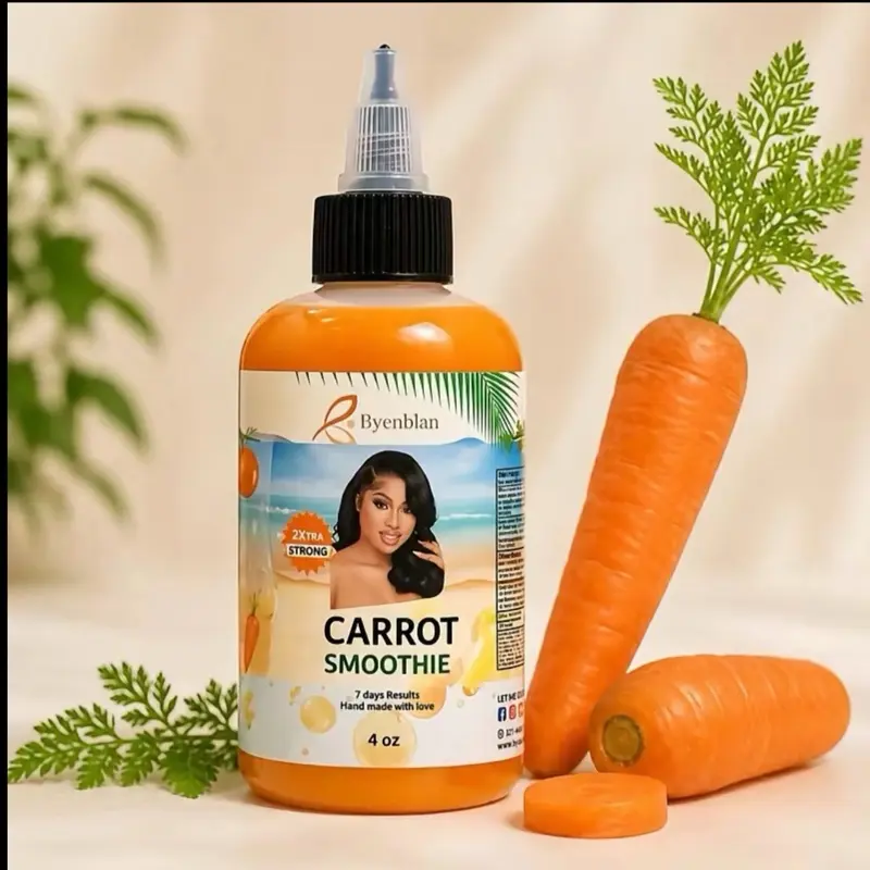 Carrots Smoothie Exfoliate, Brighten, Nourish – Spa Glow at Home