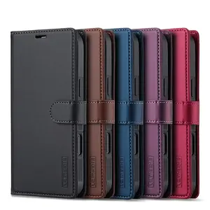Wallet Case with RFID Blocking Credit Card Holder, PU Leather Folio Flip Kickstand Protective Shockproof Cover for iPhone, Casing