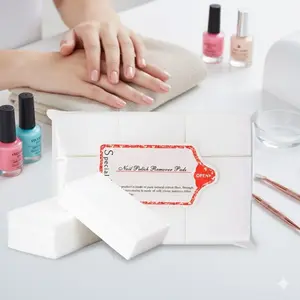 Professional Nail Prep Pads 450pcs - Thick Lint-Free Disposable Wipes for Gel Polish Removal & Cleaning, Gentle on Nails, Durable & Tear-Resistant, Salon Quality, Portable Multi-Use Manicure Supplies