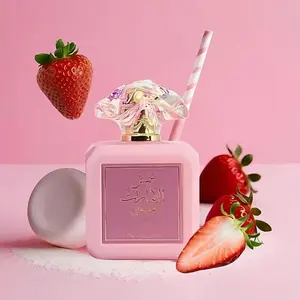 Pink powder blusher perfume, cotton candy for women powder blusher perfume, eau de toilette -100ml (3.40z) romantic andsweet rose vibrant for women pink blush perfume