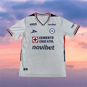 25 26 Mexico League Cruz Azul Away Short Sleeve Soccer jersey