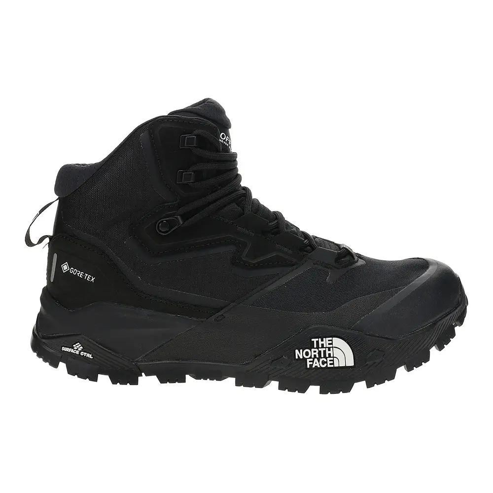 The North Face Mens Offtrail Hike Lt Mid Gore-Tex Round Toe Hiking Casual Boots Ankle - Black