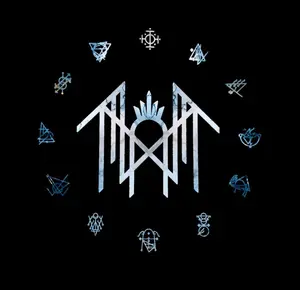 Sleep Token Glitter Runes Sticker Vinyl Decal