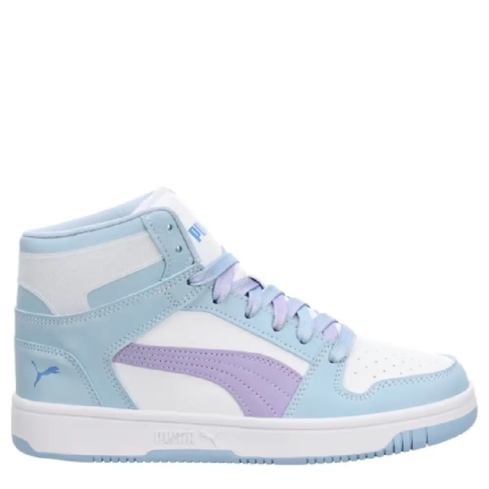Youth Puma Rebound Layup Parfumee JR Haute Tropic-Violet-Blue (403932 01) (GS)