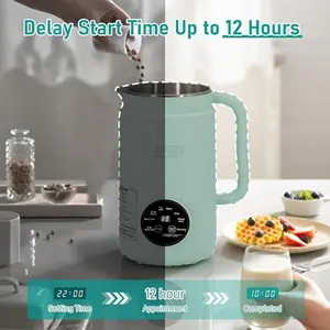 Breakfast, fully automatic plant milk maker, juicer 1200ml large capacity smart plant milk machine | supports soy milk/oat milk/almond milk, with boiling, insulation, and self-cleaning features.
