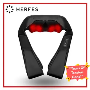 [Limited Release] Neck and Back Massager with Heat Function 8 Kneading Nodes Adjustable Speeds 15-Minute Auto-Shutoff Lightweight Daily Use Valentine's Gift For Him & Her Mother's Day