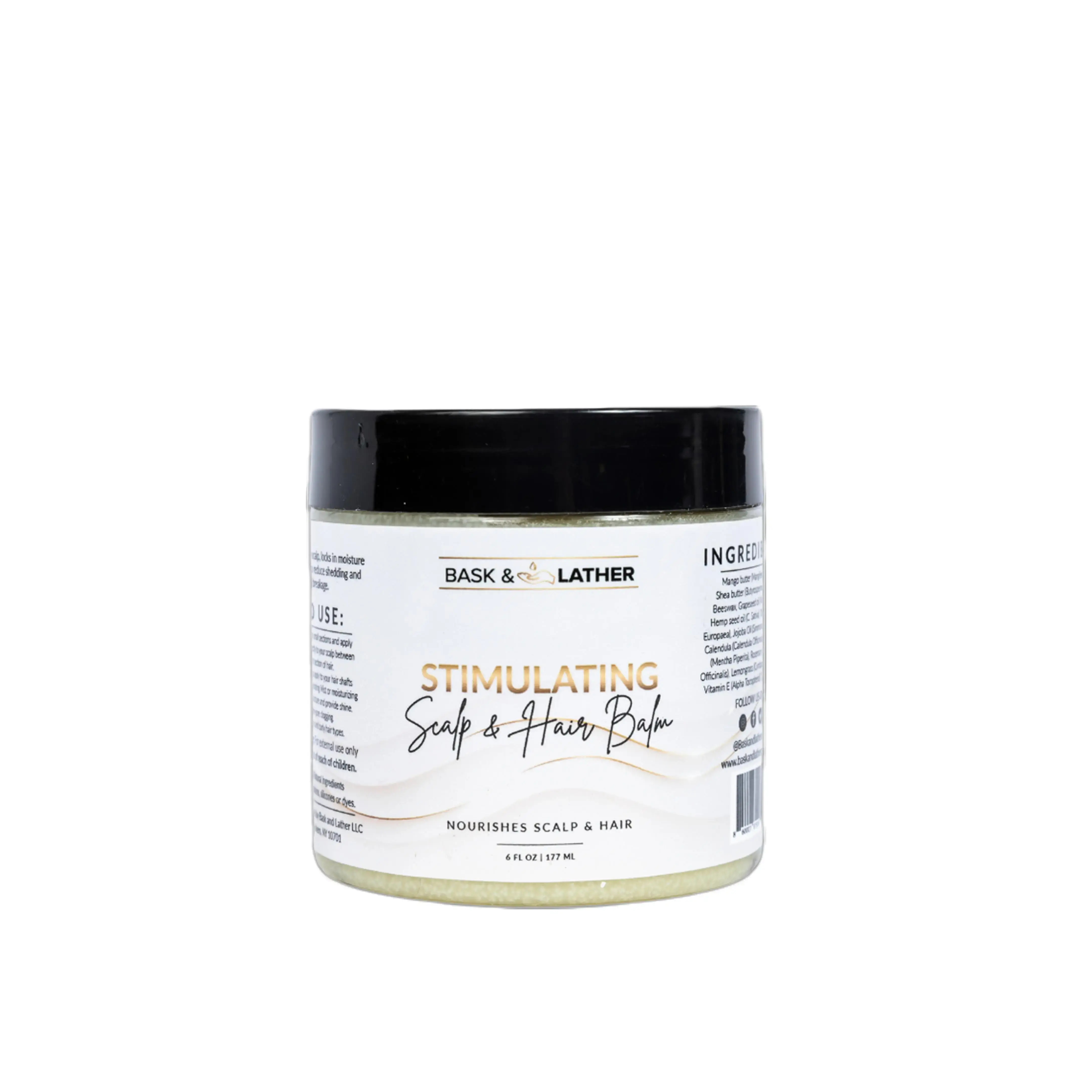 Stimulating Scalp and Hair Balm, Shea Butter and Mango Butter Blend for Moisturizing Haircare Stimulating Scalp and Hair Balm, Shea Butter and Mango Butter Blend for Moisturizing Haircare