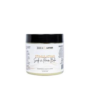 Stimulating Scalp and Hair Balm, Shea Butter and Mango Butter Blend for Moisturizing Haircare