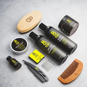 Deluxe Hair Trimmer & Clipper Grooming Kit, Hydrating Beard Oil with Natural Oils, Boar Bristle Brush for Healthy Look Deluxe Hair Trimmer & Clipper Grooming Kit, Hydrating Beard Oil with Natural Oils, Boar Bristle Brush for Healthy Look