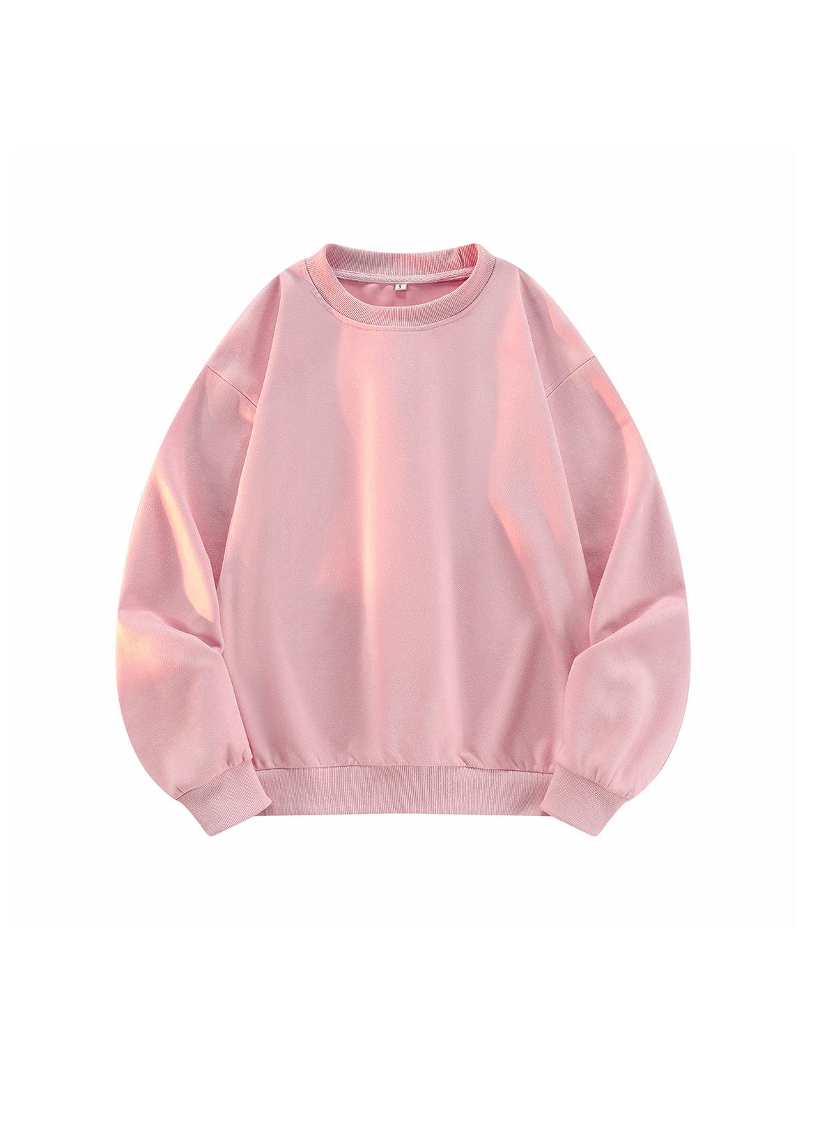 3-pack: men’s crewneck sweatshirt, men’s pullover sweatshirt.Loose, comfortable fit, no print design—simple and versatile for home, everyday casual wear, campus, and commuting to work.