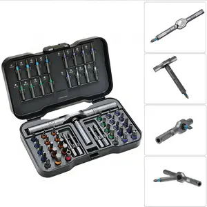 DEEOEE 2025 new upgraded version 50 in 1 DlY Screwdriver Set,1 Set SwitchableScrewdriver Shape Magnetic Screwdriver Set,Compact and Portable Ratchet Screw0driver SetHome Repair Tool Box